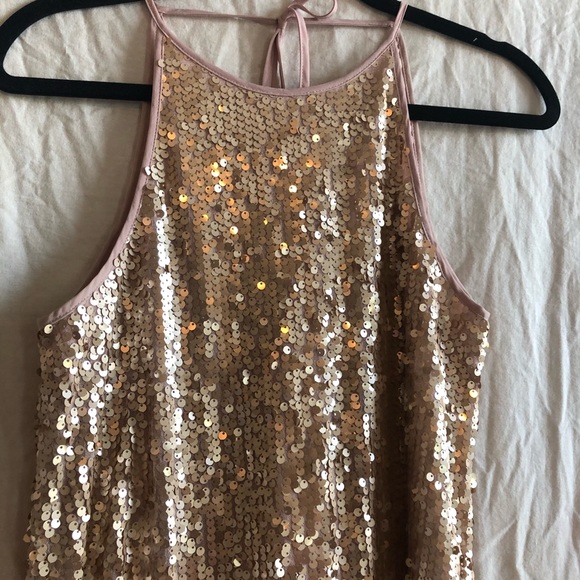 Blush pink sequin mini - Picture 2 of 2